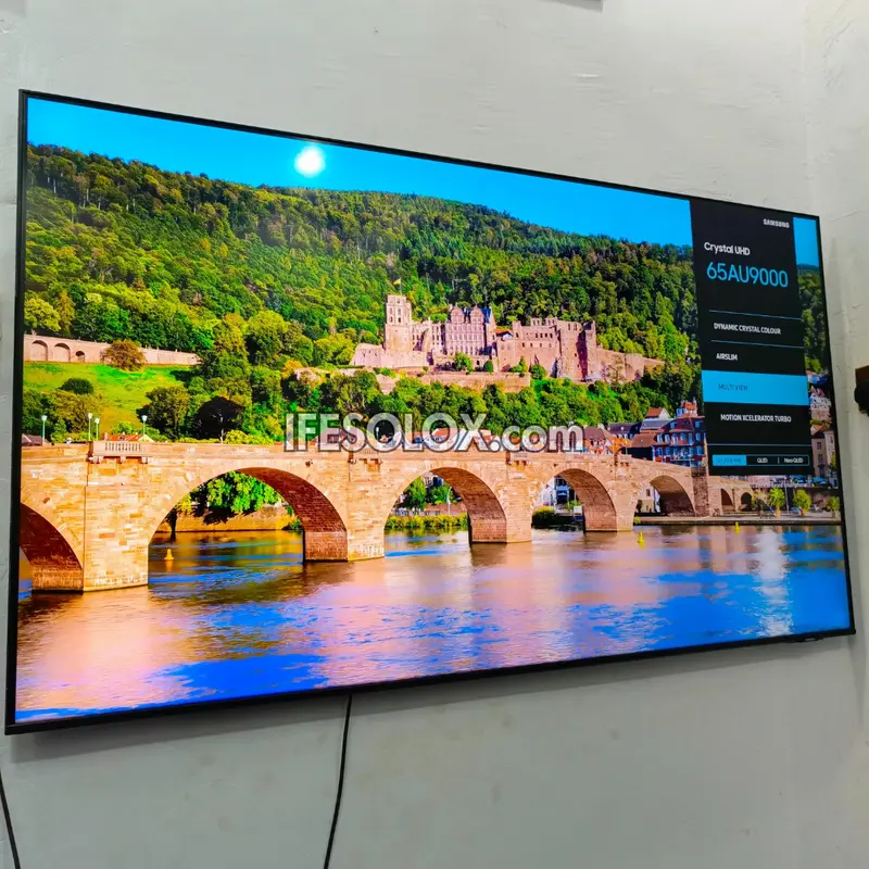 Samsung 65 inch UE65AU9000 Series Ultra Slim 4K Crystal UHD Premium Smart TV - Foreign Used