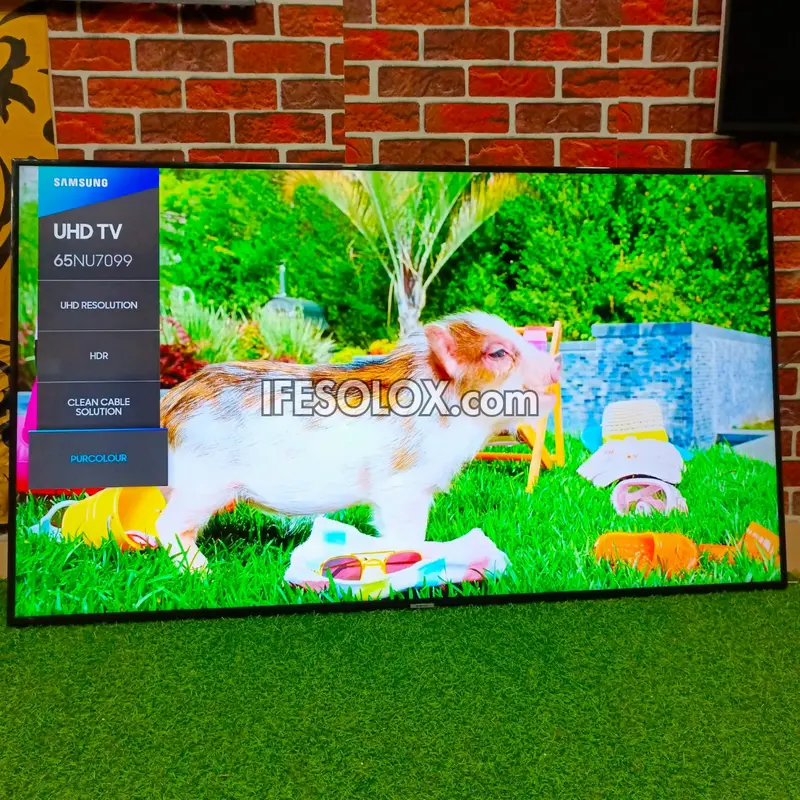 SAMSUNG 65 Inch UE65NU7100 Series Smart 4K Crystal UHD TV (WiFi, Miracast, AirPlay) - UK Used