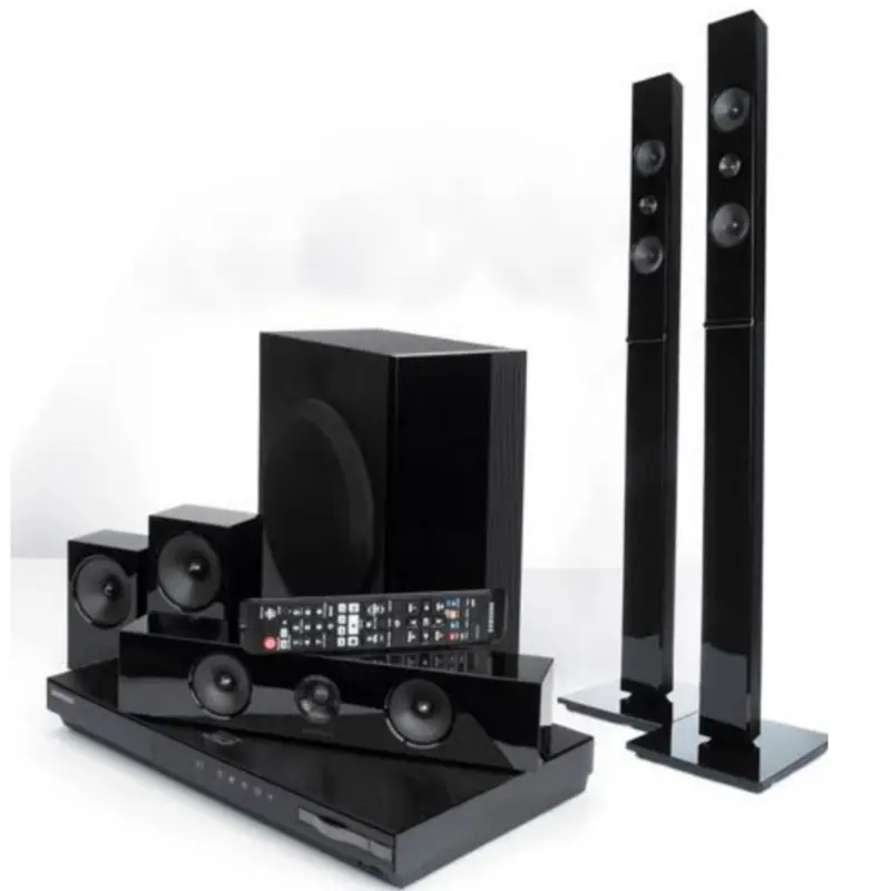 Samsung HT-E5530W 5.1Ch 1000Watts Bluetooth Blu-ray 3D DVD TallBoy Home Theater Complete Set - Foreign Used