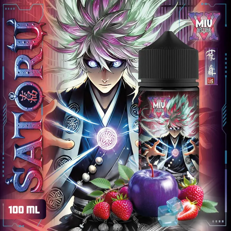 Satoru 100ml MIV by Made in Vape - Fraise Gariguette & Pomme Noire du Tibet
