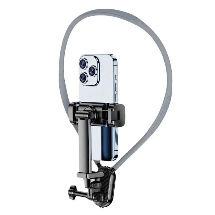 SCS-NH001 First Person View Neck & Chest Phone Mount Anti-Shake Hands-Free Holder For Shooting(Black)