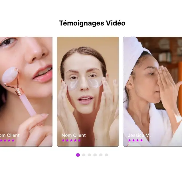 Section Shopify Vidéo Slider