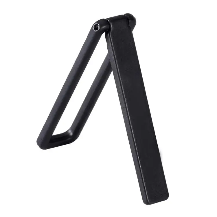 Self-adhesive Ultra Thin Foldable Mobile Phone Holder(Black)