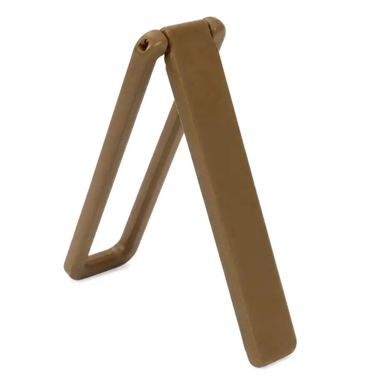 Self-adhesive Ultra Thin Foldable Mobile Phone Holder(Brown)