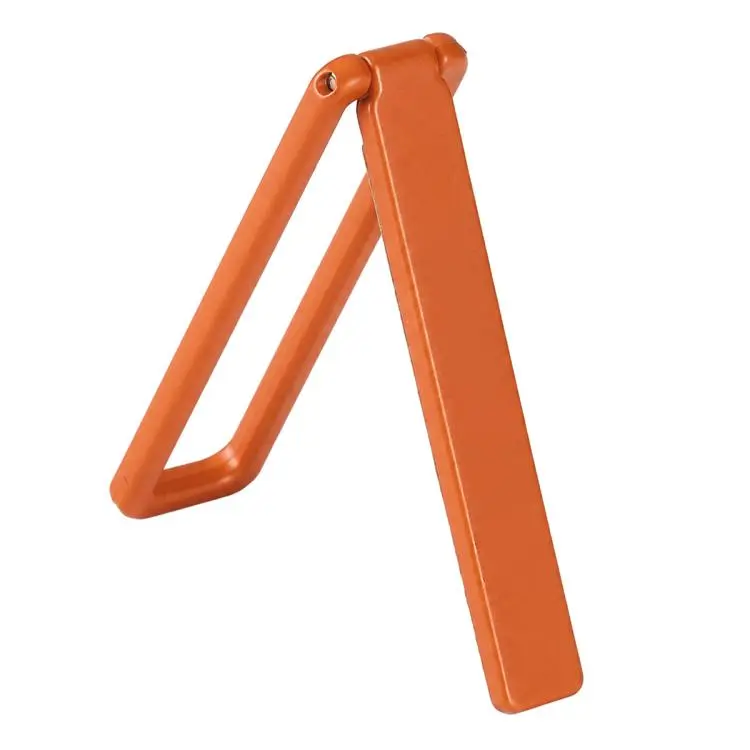 Self-adhesive Ultra Thin Foldable Mobile Phone Holder(Orange)