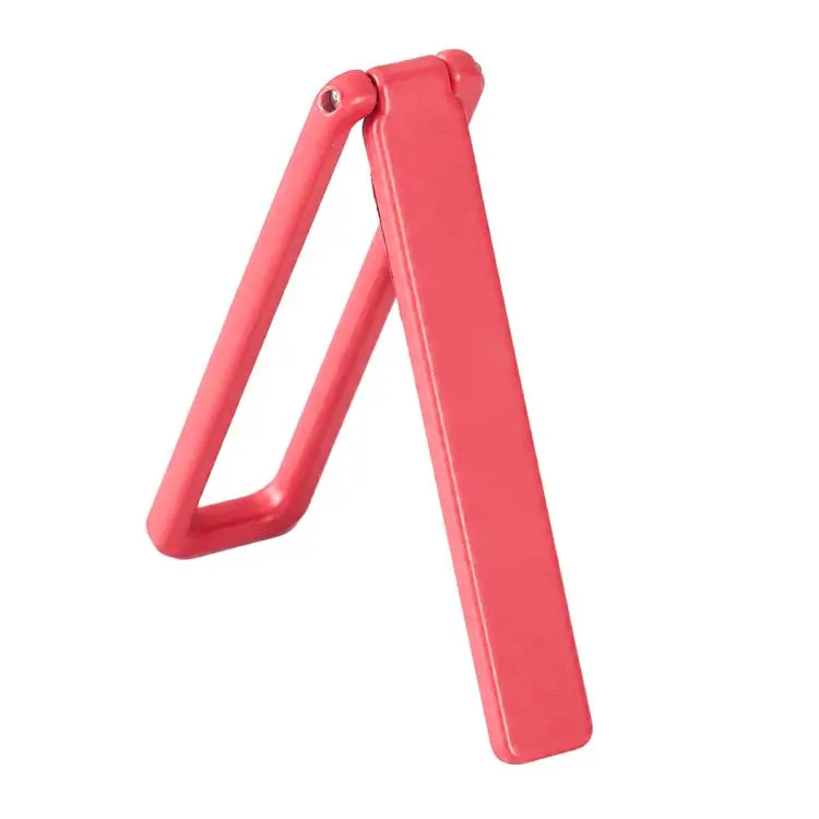 Self-adhesive Ultra Thin Foldable Mobile Phone Holder(Red)