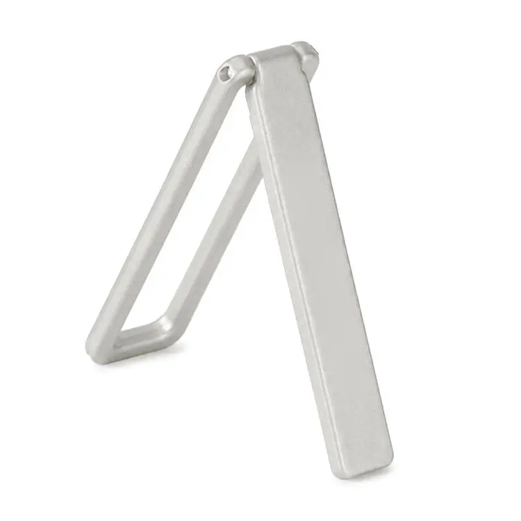 Self-adhesive Ultra Thin Foldable Mobile Phone Holder(Silver)