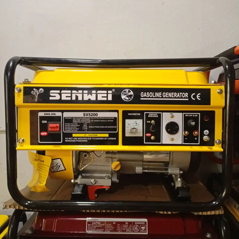 Senwei SV5200 2.2KVA Manual Petrol Generator - Brand New