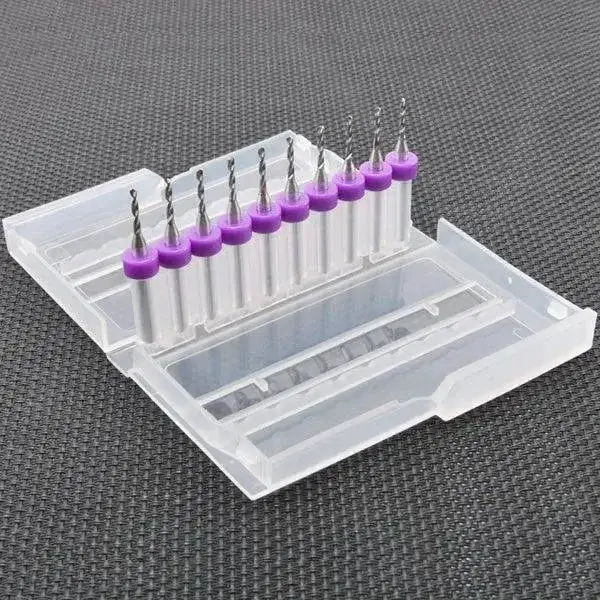 Set 10 Punte 1,5 mm per foratura PCB