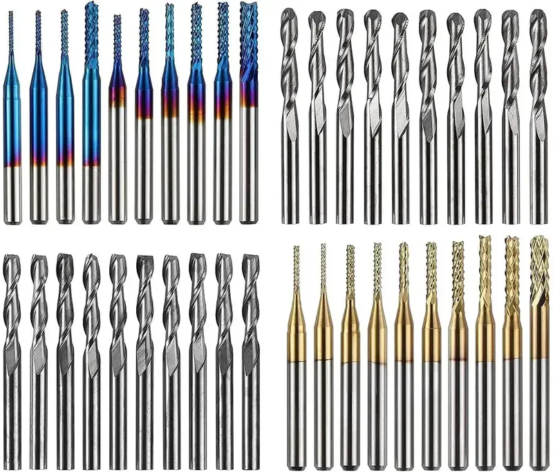 Set 40 Pezzi Punte Fresa CNC - TwoTrees