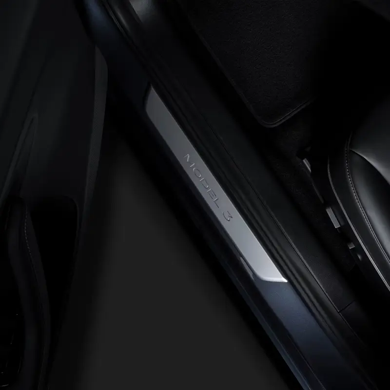 Seuil de porte rétro-éclairé Tesla Model 3