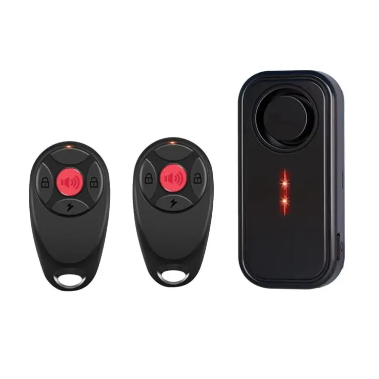 SF06R IP66 Waterproof Long-Distance Wireless Vehicle Vibration Anti-Theft Alarm(1 Host + 2 Remote Control)