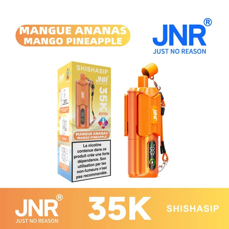 Shishasip 35K JNR - Puff Rechargeable 35000 Bouffées 20mg