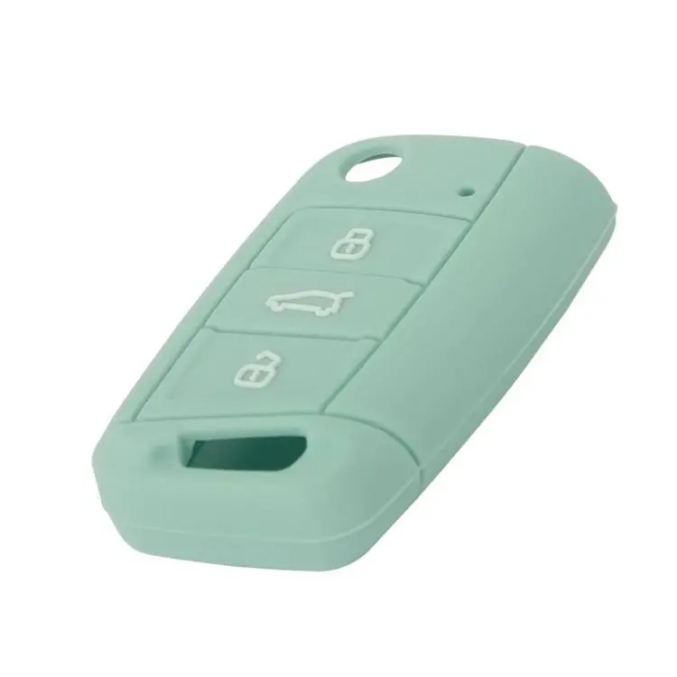 Silicone Key Cover For Volkswagen Golf 7 / Teramont X / Bora / Lavida Plus / T-Cross / Sagitar(Khaki Green)