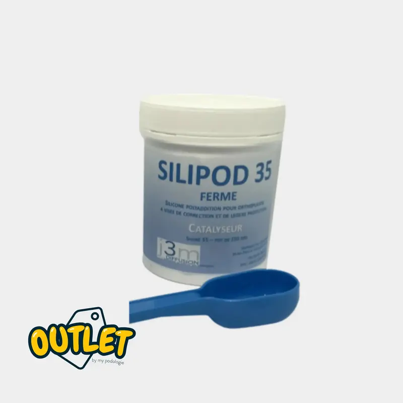 Silicone orthoplastie - Dureté Rigide - SILIPOD 35 - Catalyseur 250g // Destockage vendu seul