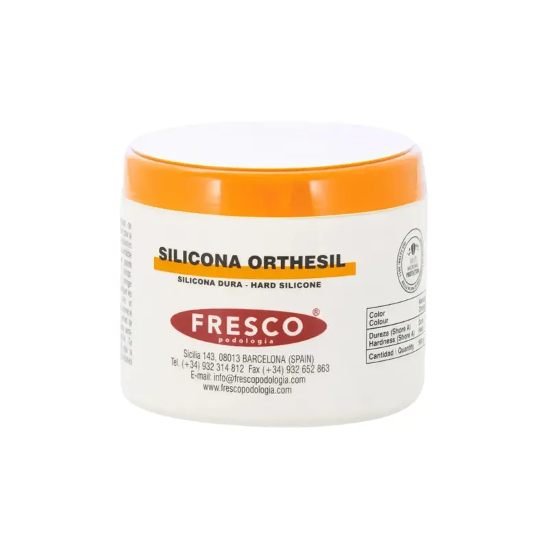 Silicone orthoplastie - Pour orteils - Shore A 30-32 - Orange - 500g - Fresco