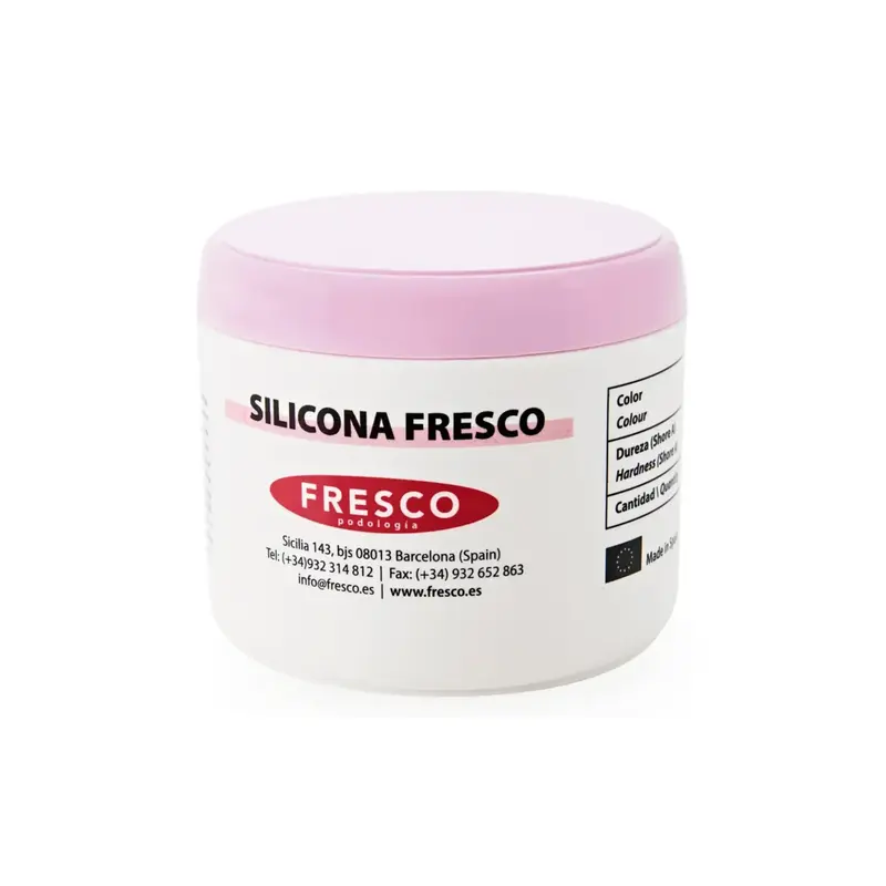 Silicone orthoplastie - Semi-rigide - Shore A 14-16 - Rose clair - 500g - Fresco