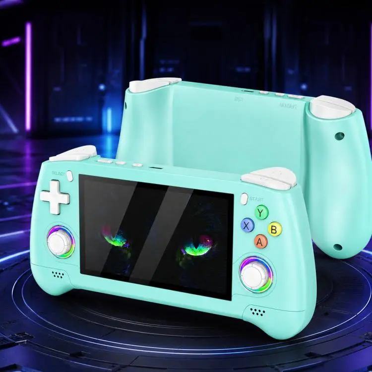SJGAM M30 HD Retro Handheld Game Console 4.3 Inch RGB Joystick 3D Portable Arcade, Size