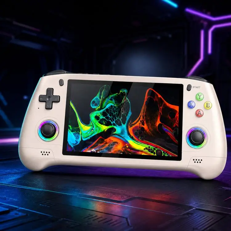 SJGAM M31 HD Retro Handheld Game Console 5.1 Inch RGB Joystick 3D Portable Arcade, Size