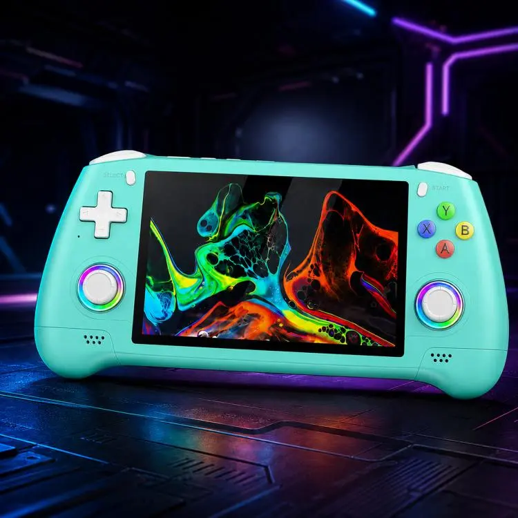 SJGAM M31 HD Retro Handheld Game Console 5.1 Inch RGB Joystick 3D Portable Arcade, Size