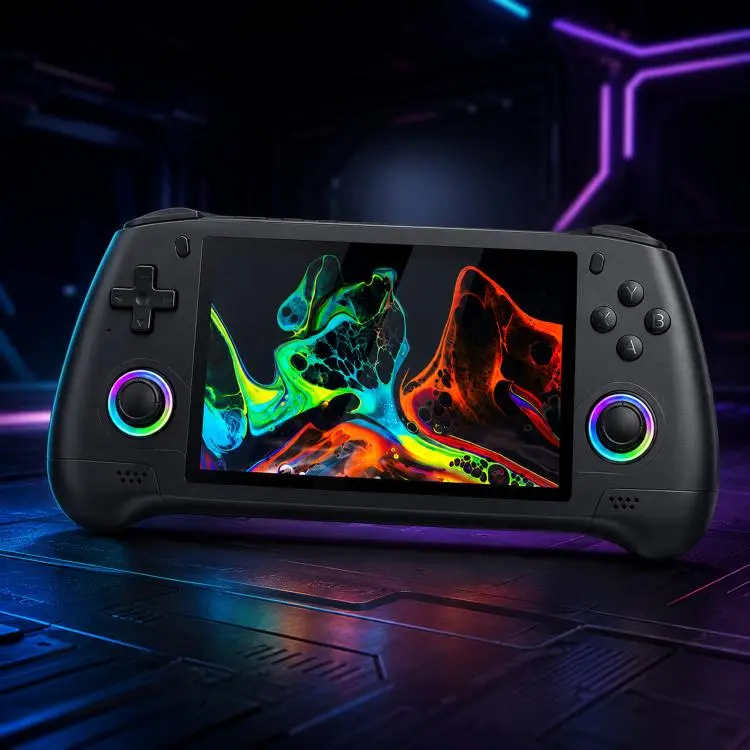 SJGAM M31 HD Retro Handheld Game Console 5.1 Inch RGB Joystick 3D Portable Arcade, Size