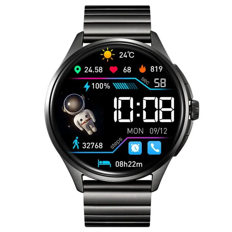 SKMEI S235 Smart Watch Bluetooth Call 1.45 inch HD Touch Screen Heart Rate Blood Oxygen NFC Sports Wristwatch, Style
