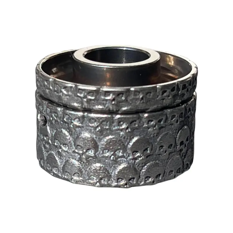 SKULLS titanium cap engraved for Antiquity V2 #ANTV2 55