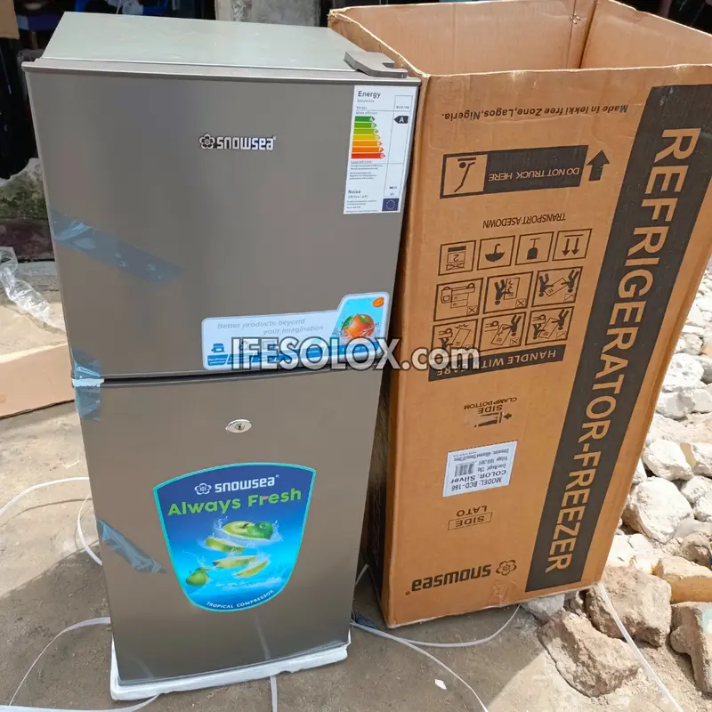 SNOWSEA BCD-166 120 Liters Double Door Top-freezer Refrigerator - Brand New