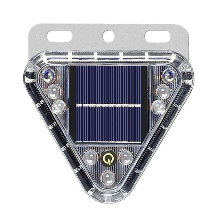 Solar-powered Rear-end Collision Warning Strobe Light LED Night-time Width Indicator Light, Color