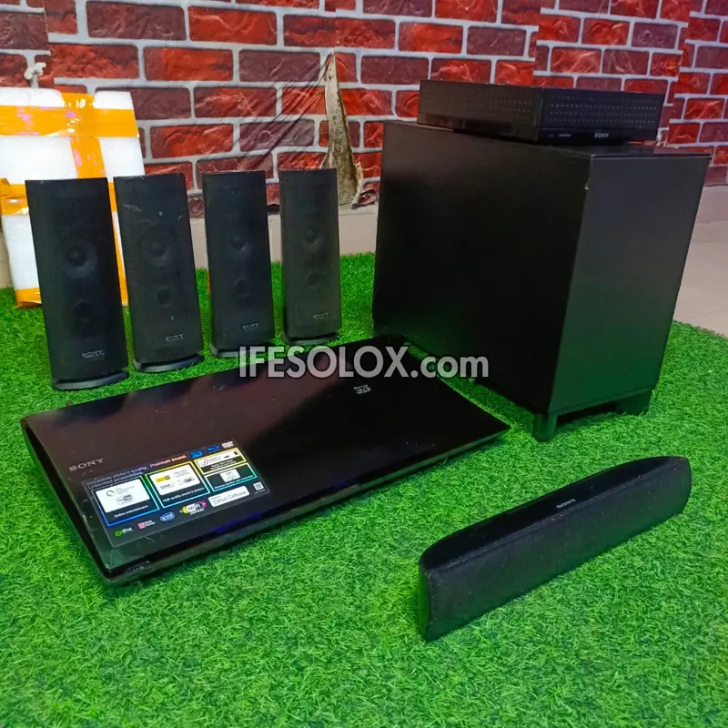 Sony BDV-N590 5.1Ch 1000W 3D Blu-ray DVD Home Theater System (USB, FM, Aux, HDMI in/out) - Foreign Used