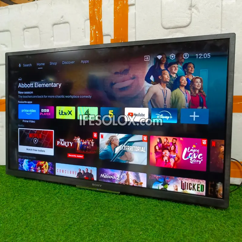 Sony BRAVIA 32 inch KD-32W800 Android Full HD Smart TV (Bluetooth, WiFi, Chromecast, Google Play Store) - Foreign Used