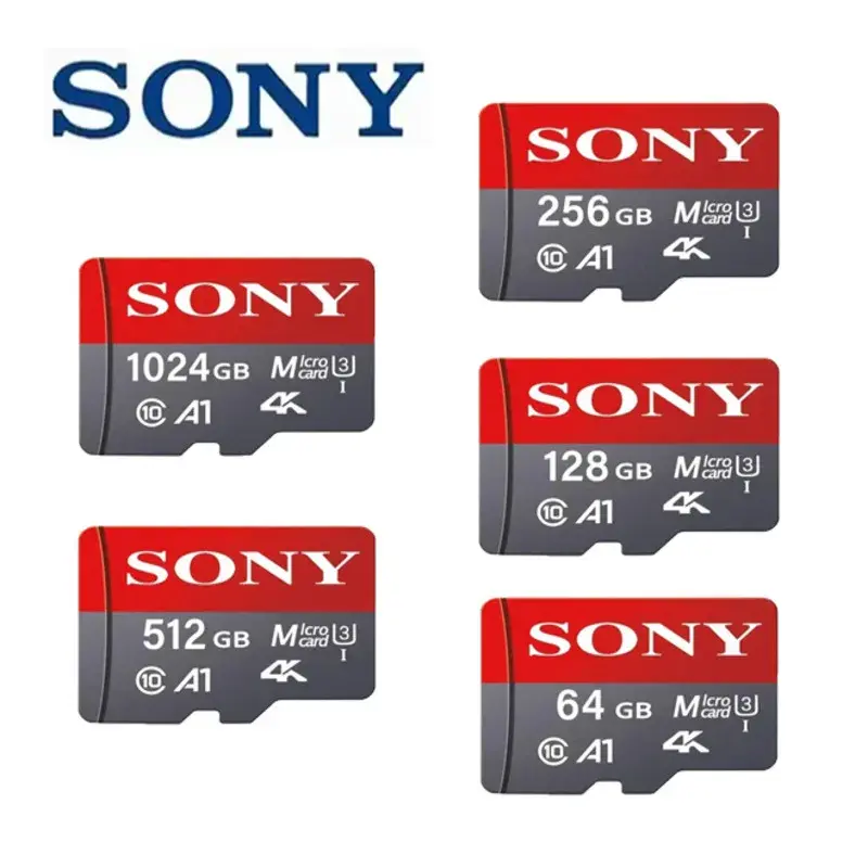 Sony MicroSD Memory Card 1TB 512GB 256GB 128GB 64GB