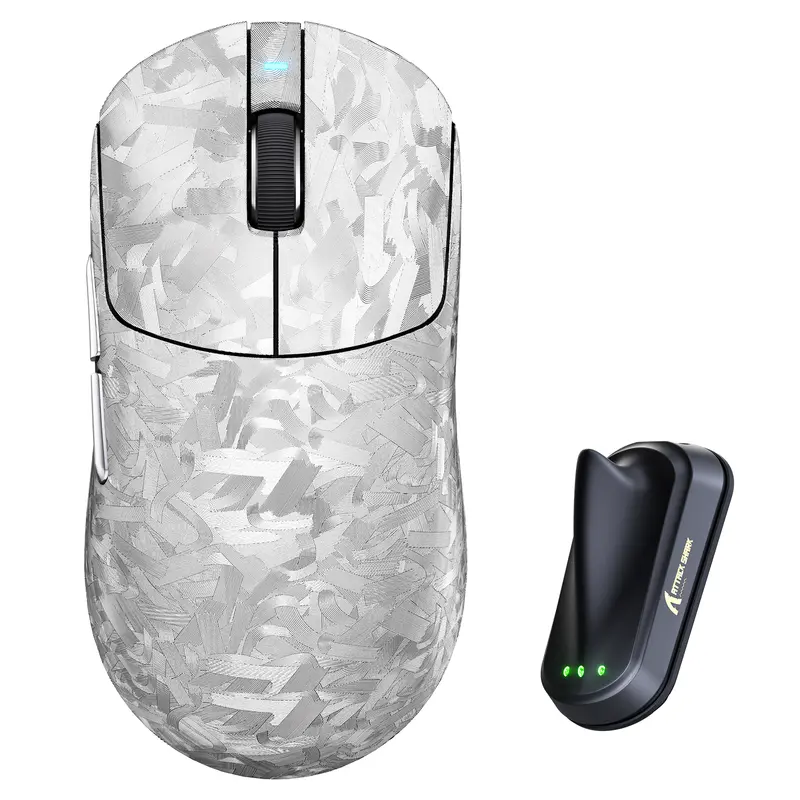 Souris de jeu sans fil ATTACK SHARK RS3 ULTRA en fibre de carbone PAW3955MAX