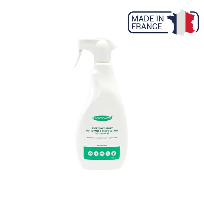 Spray nettoyant désinfectant surfaces et DM - 750 ml - ASEPTONET