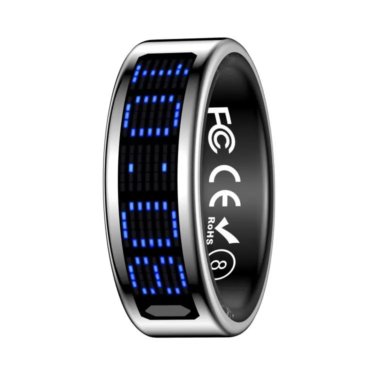 SR16 SIZE 13 Smart Ring, Support Heart Rate / Blood Oxygen / Sleep Monitoring / Multiple Sports Modes(Silver)