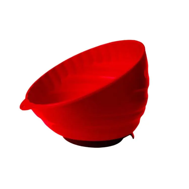 Strong Magnetic Storage Bowl For Car Repair Screws And Parts(Red)