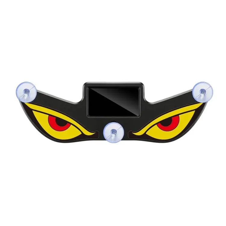 Suction Cup Blinking Solar Car Light Dynamic Multi-Mode LED Window Warning Light(Yellow Red-Yellow)
