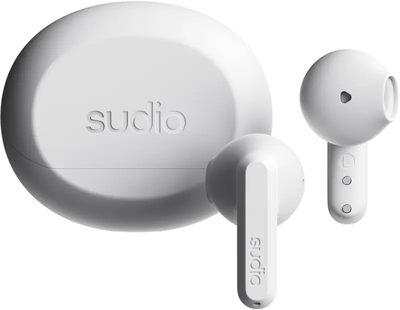 Sudio A3 True Wireless Earbuds White