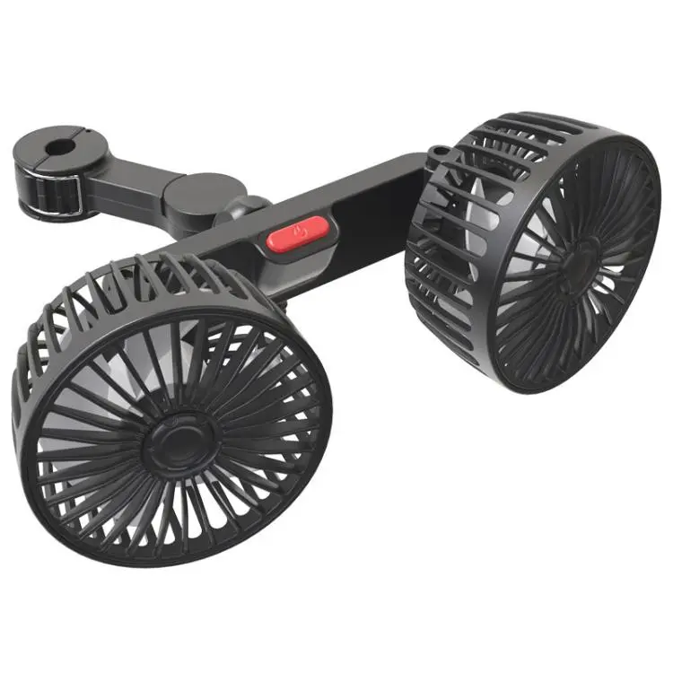 SUITU Car Rear Seats Dual-head USB Electric Cooling Fan, Type