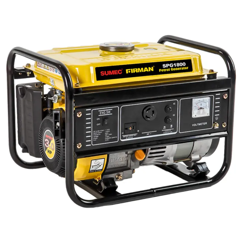 SUMEC FIRMAN SPG1800 1.1KVA 100% Copper Manual Gasoline Generator - Brand New