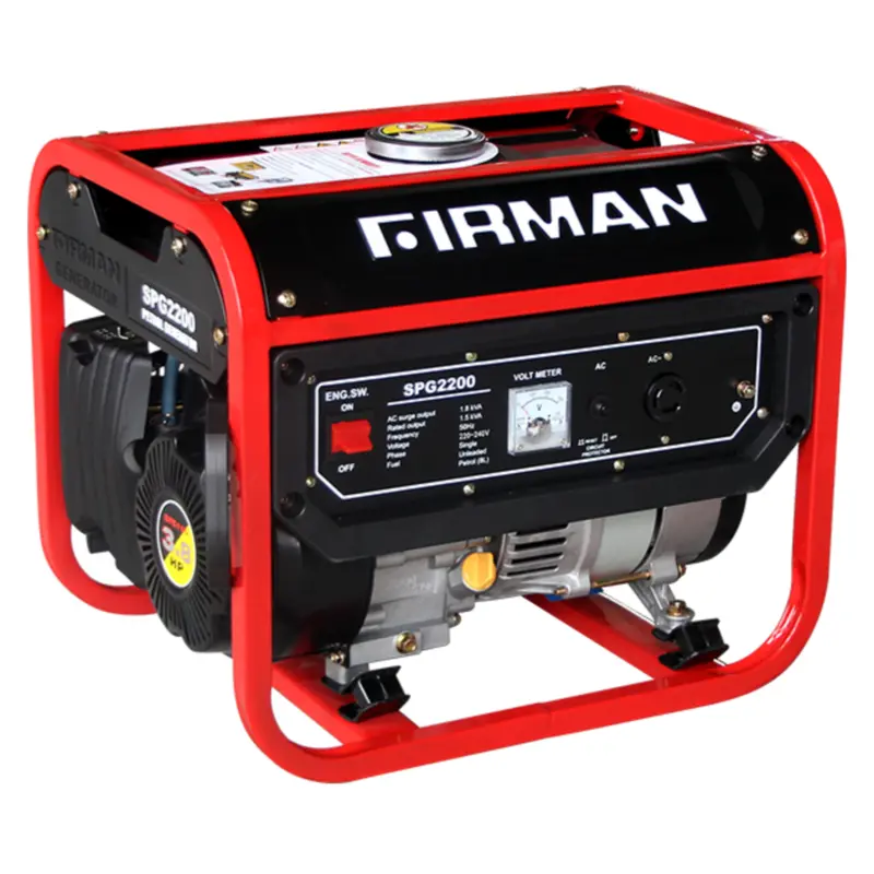 SUMEC FIRMAN SPG2200 1.8KVA 100% Copper Manual Gasoline Generator - Brand New