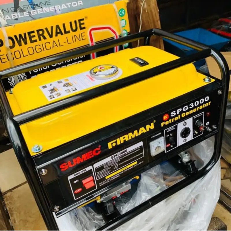 SUMEC FIRMAN SPG3000 2.8KVA 100% Copper Manual Gasoline Generator - Brand New