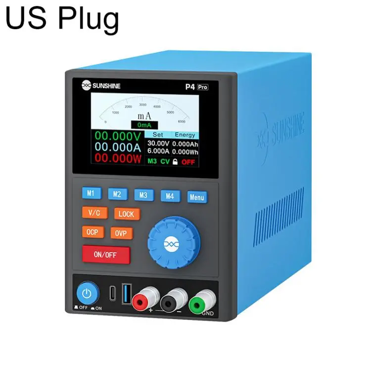 SUNSHINE P4 Pro 30V / 6A Smart DC Regulated Power Supply, Plug