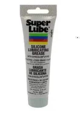 SUPER LUBE® Lubrificante siliconico 92003 PTFE bianco traslucido - 85 g