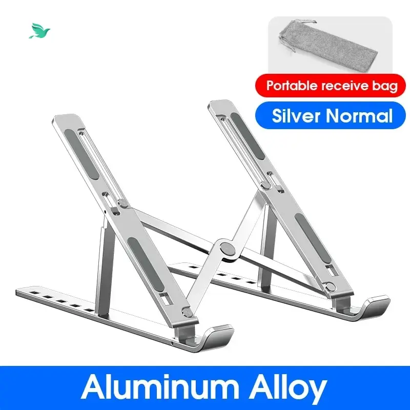 Swtek Essentials™ Adjustable Aluminum Laptop Stand - Portable & Non-Slip