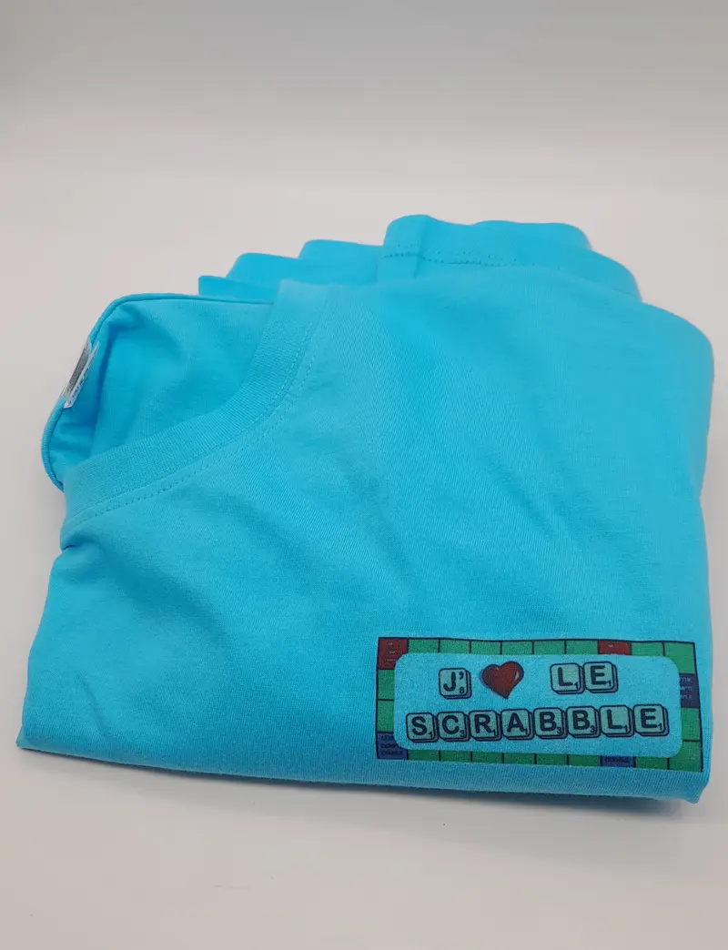 T-Shirt adulte "J'aime le scrabble"