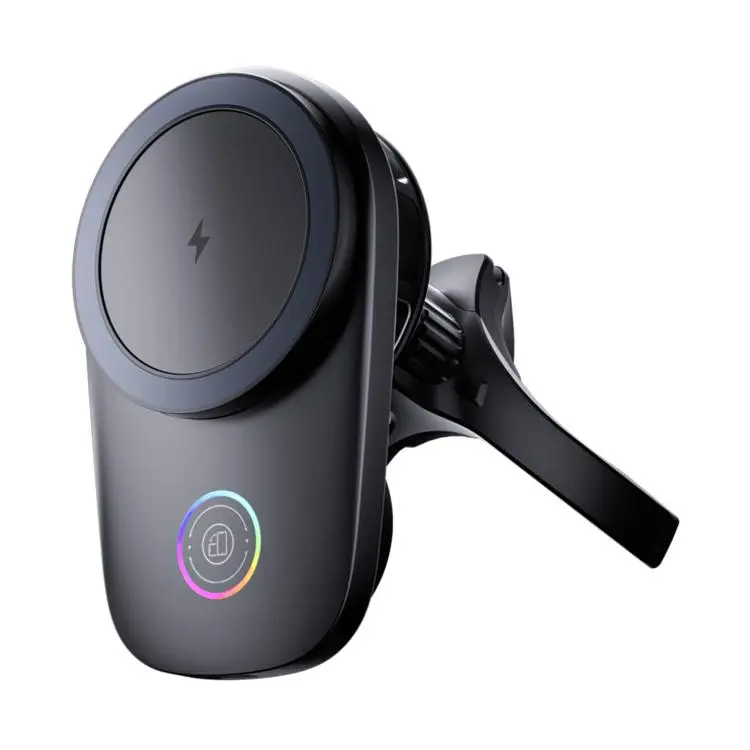 T16 Rotating Magnetic Wireless Charging Car Air Vent Phone Holder(Black)