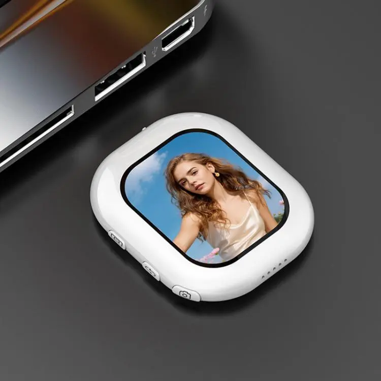 T3 Wireless Phone Selfie Mirror Rear Magnetic Selfie Display(White)