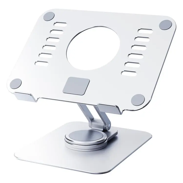 T632 Aluminum Alloy 360 Degree Rotating Desktop Tablet Holder(Silver)