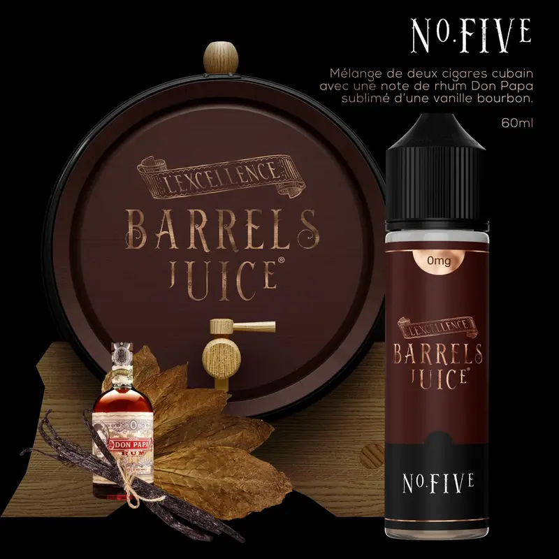 Tabac N° Five 60 ml - Barrels Juice